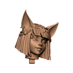 Egyptian Catgirl Futa Digital Dark Pin-Ups eThing