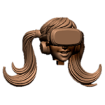 Gamer Girl 4 Futa - Head - With VR And Headset