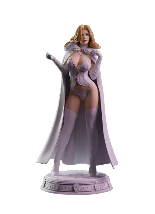 3D Print of Emma Frost from X-Men by Abe3D